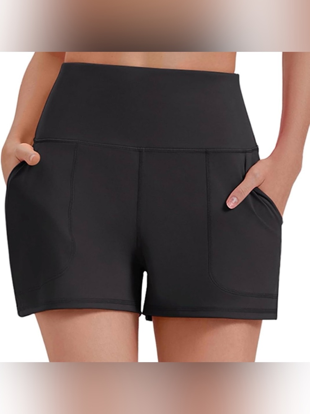 PINSPARK | High Waisted/Wide Leg Athletic Shorts with Pockets | Women’s size M